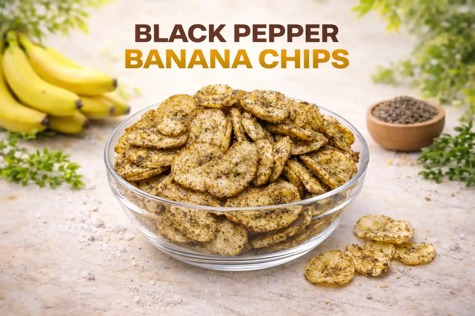 Black Pepper Banana Chips