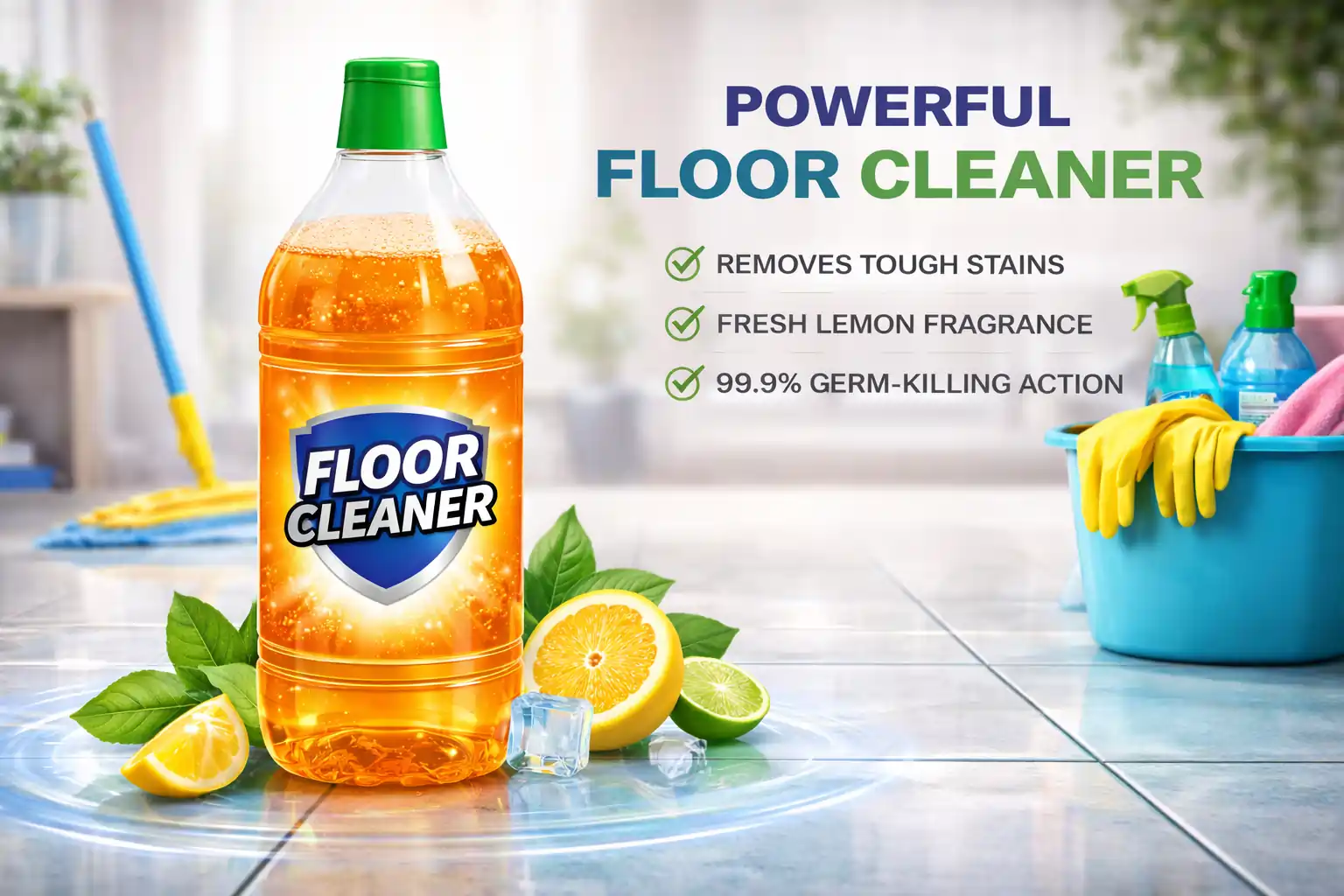 Powerful Floor Cleaner